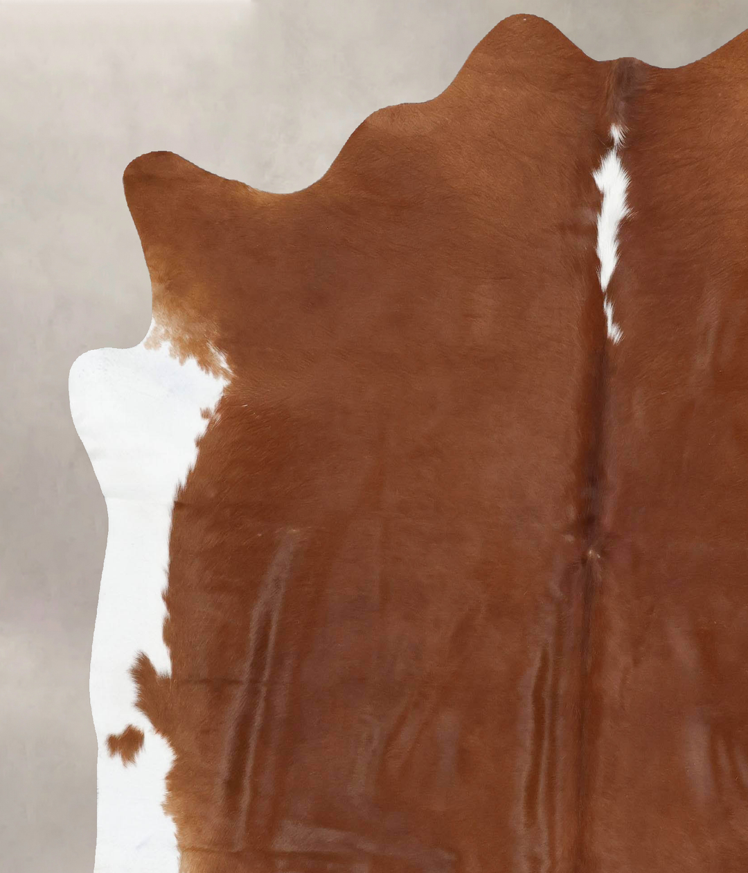 Hereford X-Large Brazilian Cowhide Rug 7'1"H x 6'6"W #B14136 by Hudson