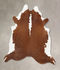 Hereford XX-Large Brazilian Cowhide Rug 7'8