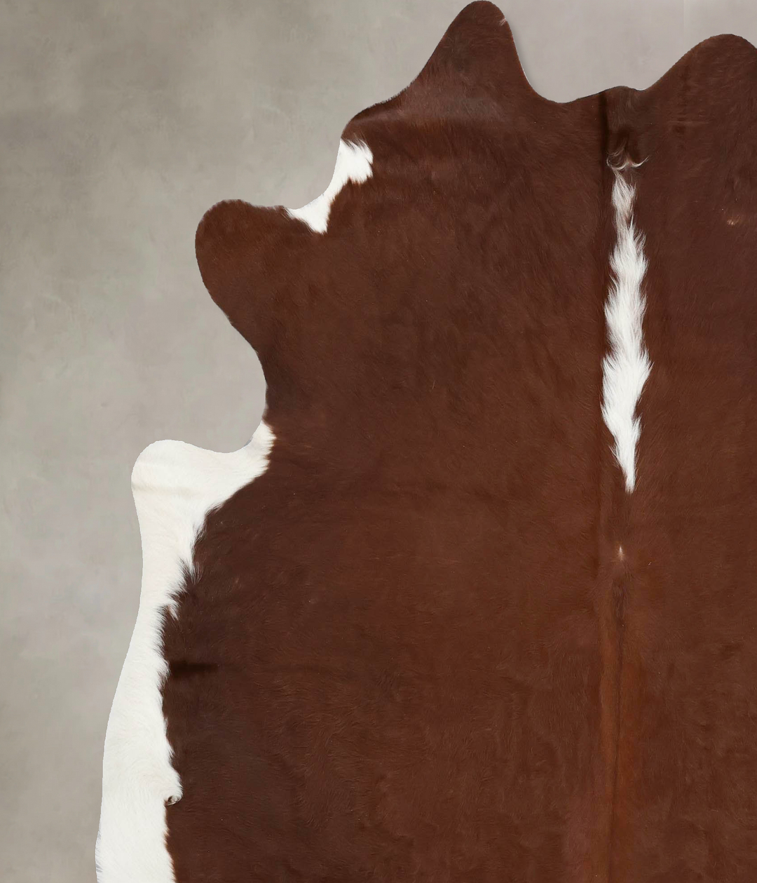 Hereford X-Large Brazilian Cowhide Rug 7'0"H x 6'7"W #B14139 by Hudson