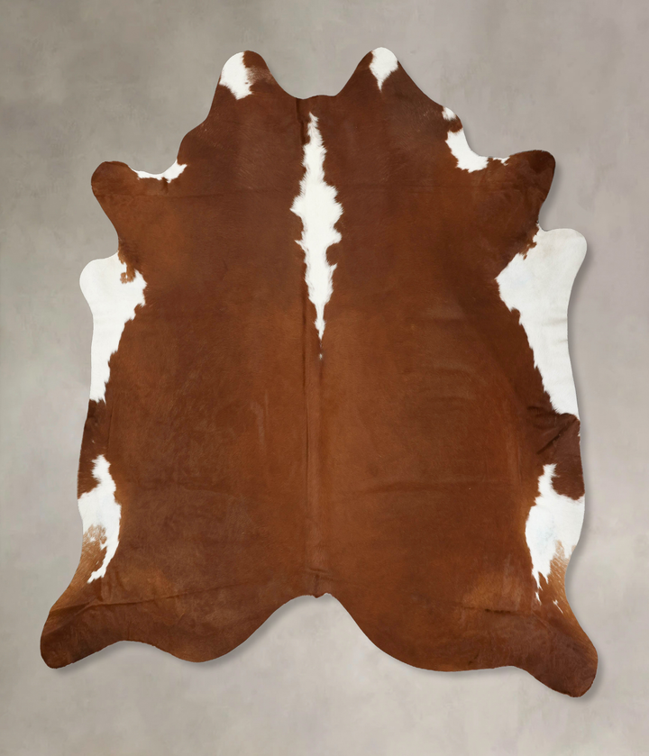 Hereford XX-Large Brazilian Cowhide Rug 8'11"H x 8'2"W #B14147 by Hudson Hides