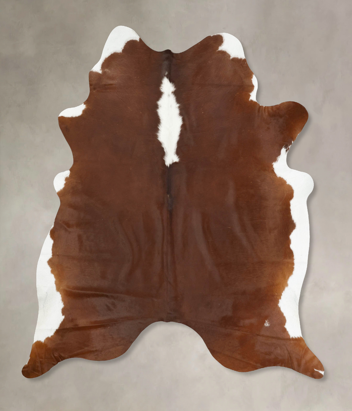 Hereford XX-Large Brazilian Cowhide Rug 8'2"H x 6'7"W #B14148 by Hudson Hides