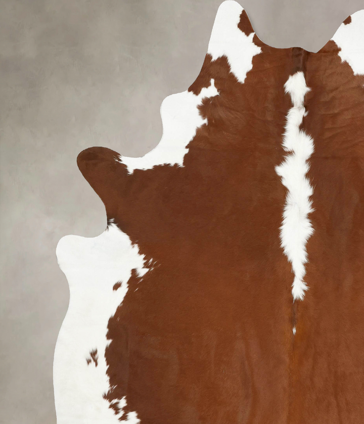 Hereford XX-Large Brazilian Cowhide Rug 8'7"H x 7'4"W #B14151 by Hudson Hides