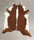 Hereford XX-Large Brazilian Cowhide Rug 7'7"H x 7'0"W #B14152 by Hudson Hides