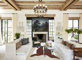 Hereford XX-Large Brazilian Cowhide Rug 7'7"H x 7'0"W #B14152 by Hudson Hides