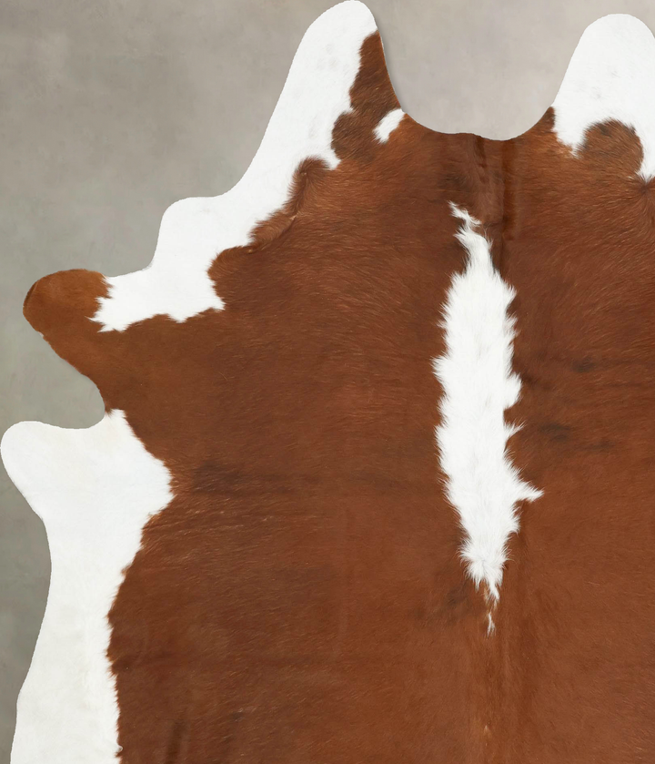 Hereford X-Large Brazilian Cowhide Rug 7'9"H x 6'4"W #B14153 by Hudson Hides