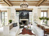 Hereford XX-Large Brazilian Cowhide Rug 8'4"H x 7'7"W #B14165 by Hudson Hides