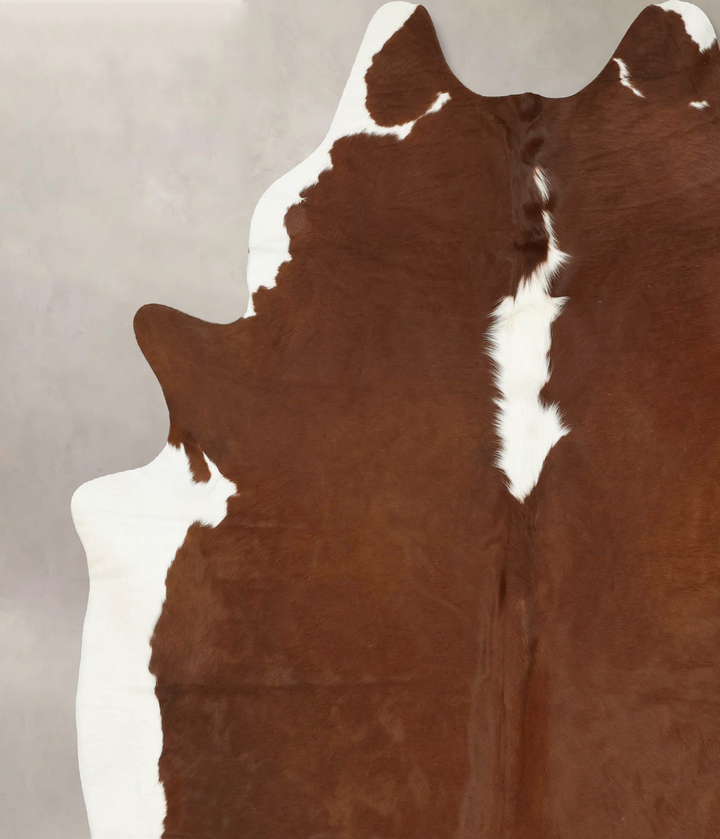 Hereford XX-Large Brazilian Cowhide Rug 9'1"H x 7'7"W #B14166 by Hudson Hides