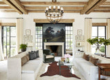 Hereford XX-Large Brazilian Cowhide Rug 9'1"H x 7'7"W #B14166 by Hudson Hides
