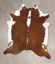 Hereford XX-Large Brazilian Cowhide Rug 8'0"H x 7'0"W #B14167 by Hudson Hides