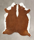 Hereford XX-Large Brazilian Cowhide Rug 8'5"H x 7'1"W #B14168 by Hudson Hides