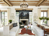 Hereford XX-Large Brazilian Cowhide Rug 8'5"H x 7'1"W #B14168 by Hudson Hides