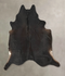 Solid Black XX-Large Brazilian Cowhide Rug 7'6