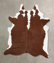 Hereford XX-Large Brazilian Cowhide Rug 8'2"H x 6'10"W #B14180 by Hudson Hides