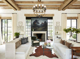 Hereford XX-Large Brazilian Cowhide Rug 8'4"H x 7'1"W #B14184 by Hudson Hides
