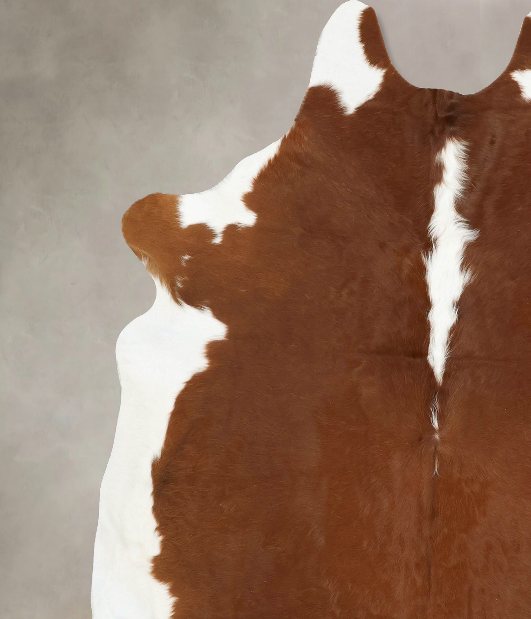 Hereford XX-Large Brazilian Cowhide Rug 8'1"H x 6'10"W #B14197 by Huds