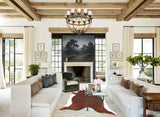 Hereford XX-Large Brazilian Cowhide Rug 8'1"H x 6'10"W #B14197 by Hudson Hides