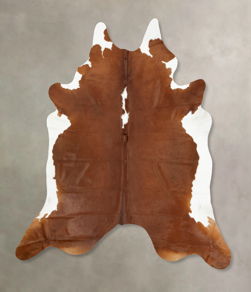 Hereford XX-Large Brazilian Cowhide Rug 9'2"H x 7'5"W #B14199 by Hudson Hides