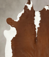 Hereford X-Large Brazilian Cowhide Rug 7'7"H x 6'5"W #B14218 by Hudson Hides