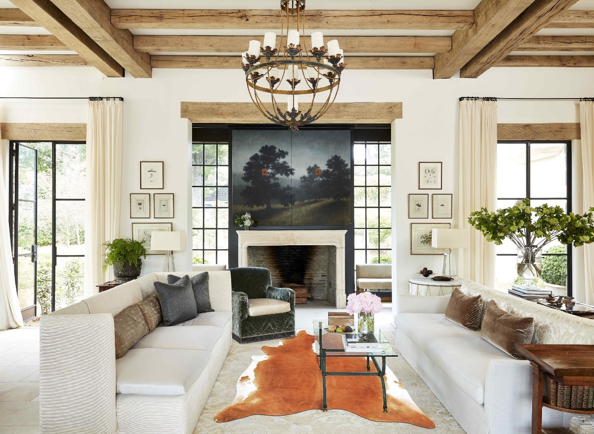 Hereford XX-Large Brazilian Cowhide Rug 8'9"H x 7'2"W #B14219 by Hudson Hides