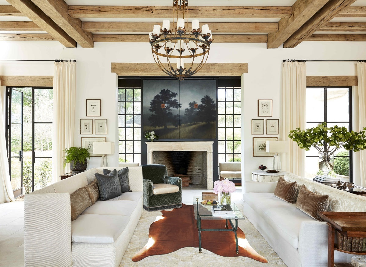 Solid Brown Cowhide Rug #B14228