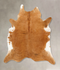Solid Brown X-Large Brazilian Cowhide Rug 7'8