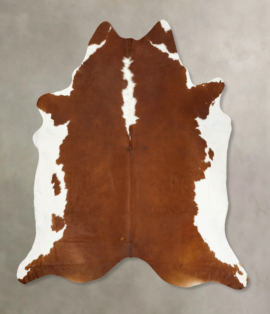 Hereford XX-Large Brazilian Cowhide Rug 9'1"H x 8'3"W #B14236 by Hudson Hides