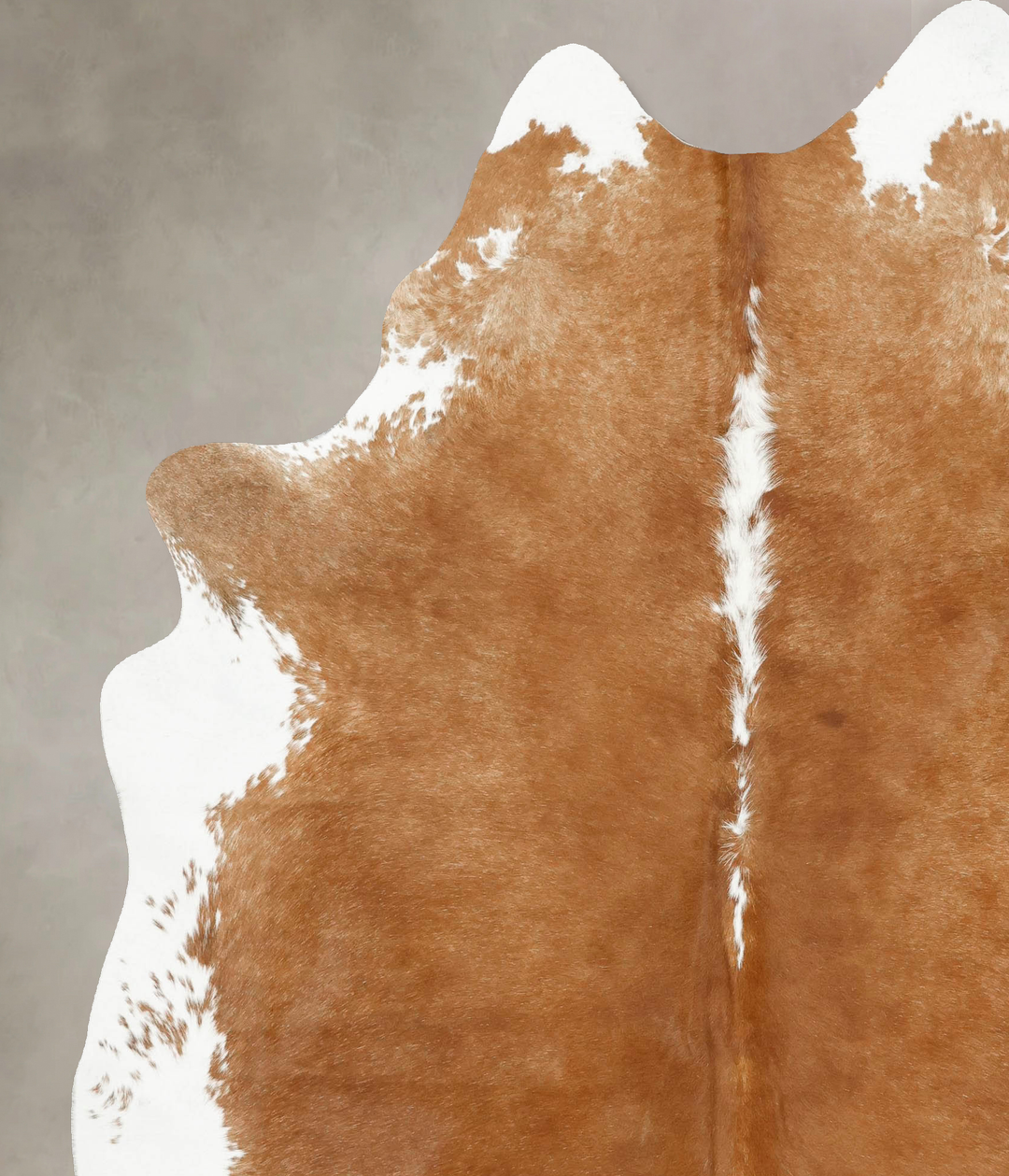 Hereford XX-Large Brazilian Cowhide Rug 7'10"H x 6'7"W #B14247 by Huds
