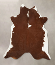 Hereford XX-Large Brazilian Cowhide Rug 7'11"H x 7'3"W #B14249 by Hudson Hides