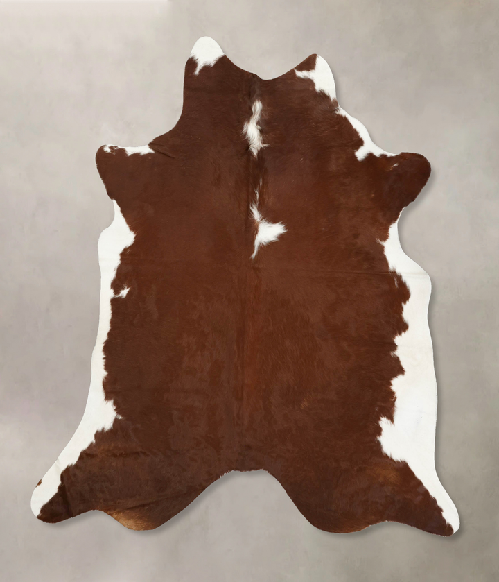 Hereford XX-Large Brazilian Cowhide Rug 7'11"H x 7'3"W #B14249 by Hudson Hides