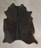 Solid Black Large Brazilian Cowhide Rug 6'11