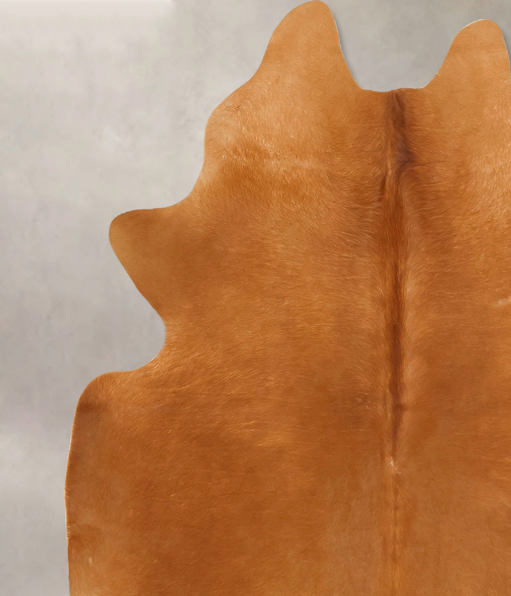 Solid Brown Cowhide Rug #B14254