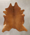 Solid Brown X-Large Brazilian Cowhide Rug 7'9
