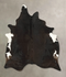 Black and White X-Large Brazilian Cowhide Rug 7'11