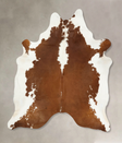 Hereford XX-Large Brazilian Cowhide Rug 8'2"H x 6'9"W #B14267 by Hudson Hides