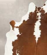 Hereford XX-Large Brazilian Cowhide Rug 8'2"H x 6'9"W #B14267 by Hudson Hides