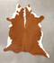 Hereford XX-Large Brazilian Cowhide Rug 7'11