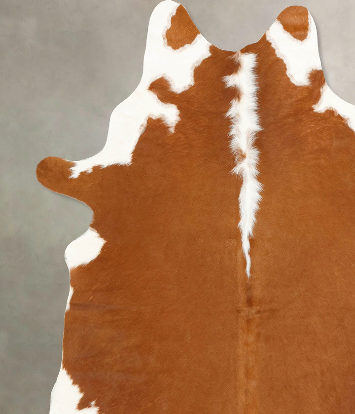 Hereford XX-Large Brazilian Cowhide Rug 7'11"H x 6'4"W #B14272 by Hudson Hides