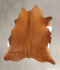 Solid Brown X-Large Brazilian Cowhide Rug 7'5