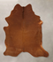 Solid Brown X-Large Brazilian Cowhide Rug 7'5