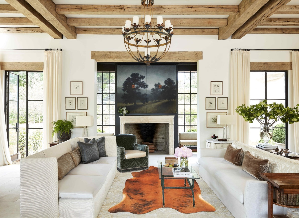 Medium Brindle Cowhide Rug #B14279
