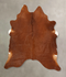 Solid Brown XX-Large Brazilian Cowhide Rug 8'3