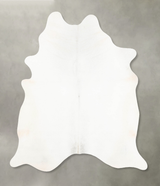 Light Grey X-Large Brazilian Cowhide Rug 7'3"H x 6'0"W #B14288 by Hudson Hides
