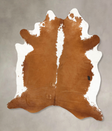 Hereford XX-Large Brazilian Cowhide Rug 8'11"H x 7'1"W #B14290 by Hudson Hides