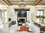 Hereford XX-Large Brazilian Cowhide Rug 8'11"H x 7'1"W #B14290 by Hudson Hides