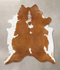 Brown and White Regular XX-Large Brazilian Cowhide Rug 8'1