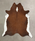Hereford XX-Large Brazilian Cowhide Rug 8'6"H x 7'7"W #B14301 by Hudson Hides