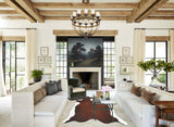 Hereford XX-Large Brazilian Cowhide Rug 8'6"H x 7'7"W #B14301 by Hudson Hides