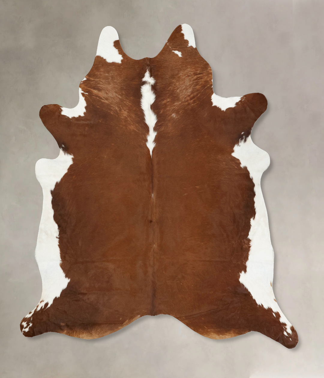 Hereford XX-Large Brazilian Cowhide Rug 8'11"H x 7'6"W #B14302 by Huds