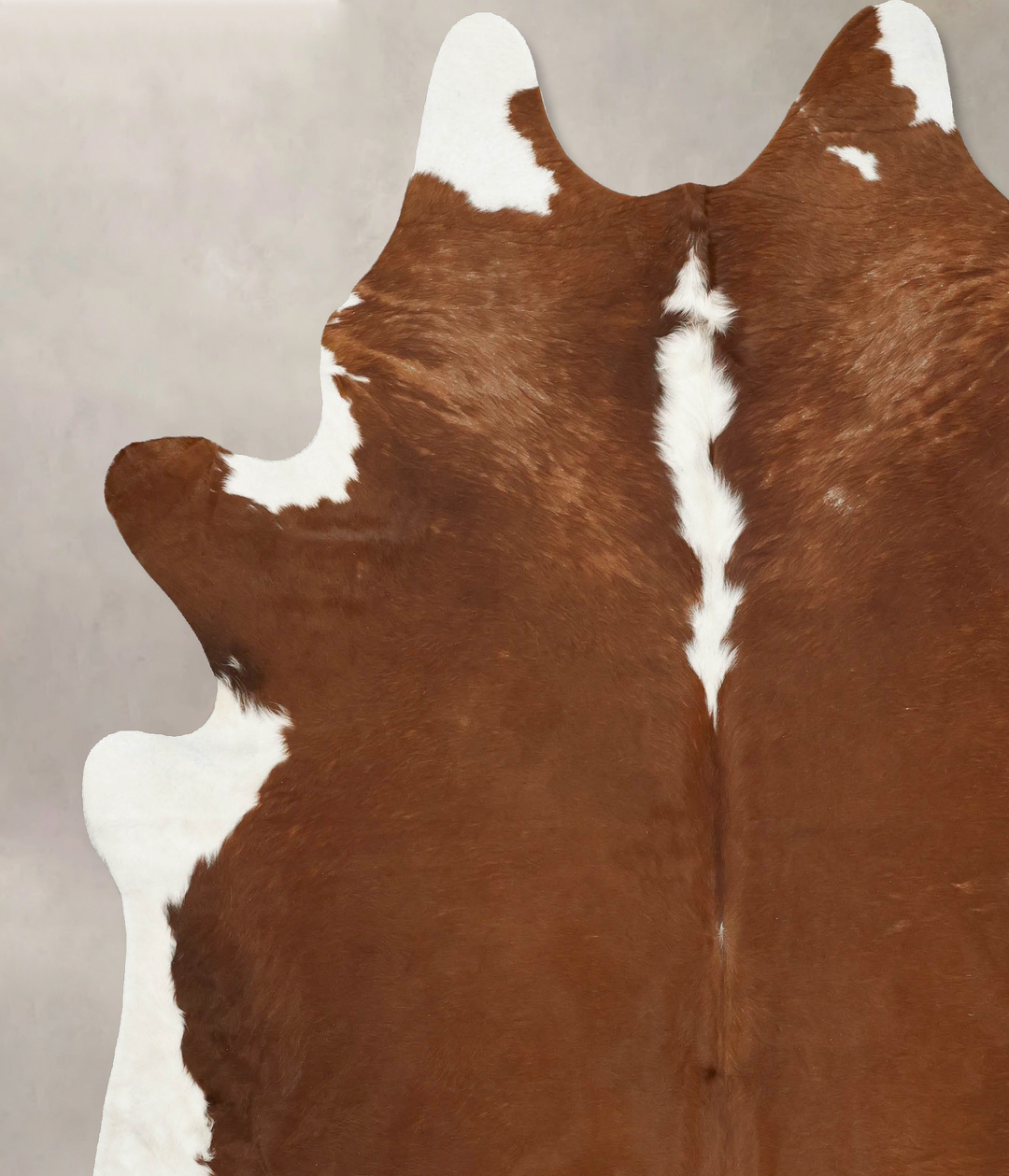 Hereford XX-Large Brazilian Cowhide Rug 8'11"H x 7'6"W #B14302 by Huds