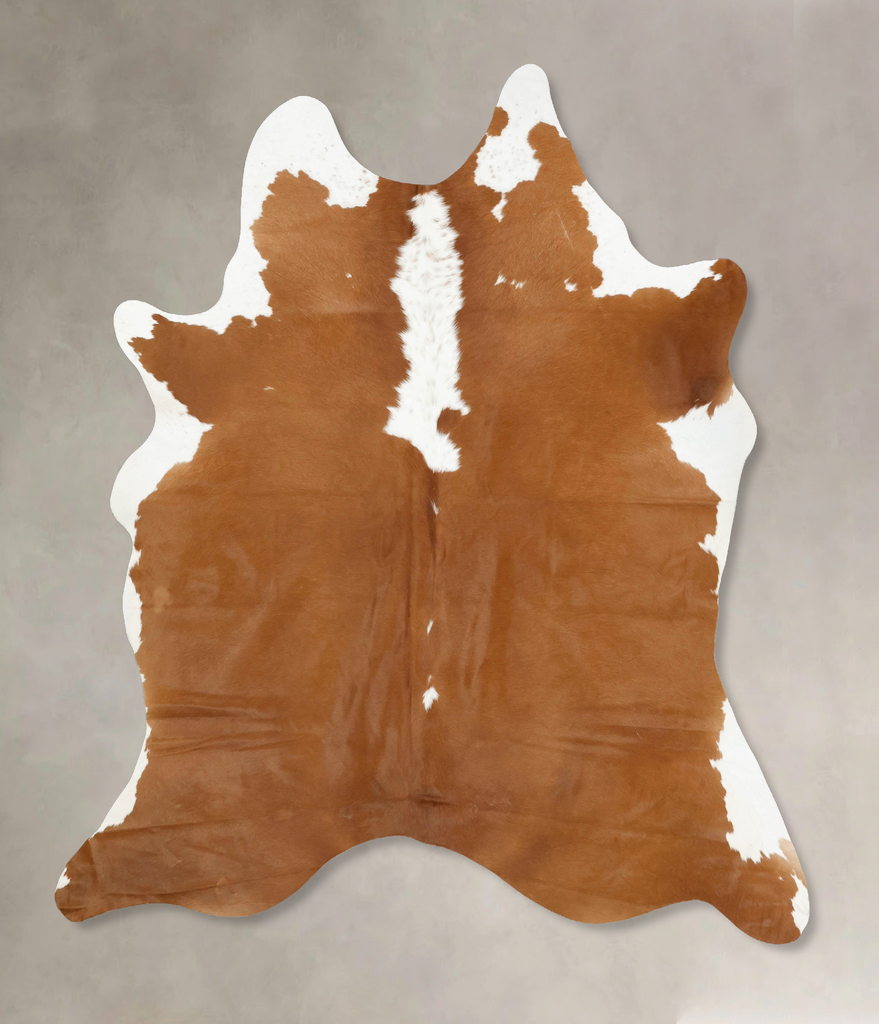 Hereford XX-Large Brazilian Cowhide Rug 8'2"H x 6'8"W #B14310 by Hudson Hides